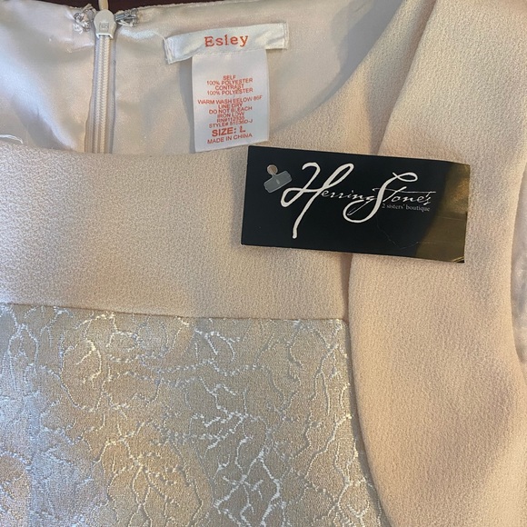 Esley “Boutique” Ivory Dress - Picture 3 of 6